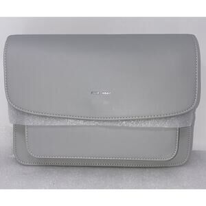 Pixie Mood Vegan Leather Zoe Crossbody Shoulder Bag Purse Handbag Grey NEW